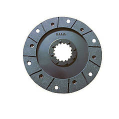 Диск гальмівний (Великий) МТЗ-100 накладка на заклепках, ступиця на заклепках (в-во S.I.L.A. AČ) 85-3502040