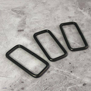 Металева рамка, темний нікель 3,5 см