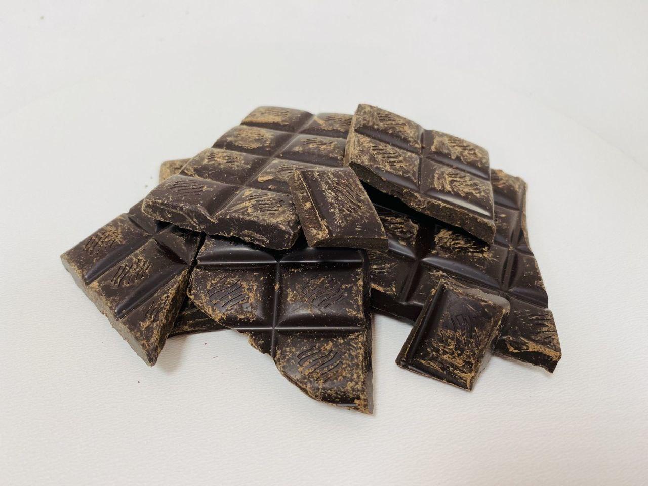 Шоколад чорний 80% МИР у формі ламаних плиток, 250 г, фото 1