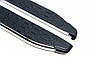 Бокові пороги Black Line (2 шт., Алюміній) Довжина 203 см від VLF комп., фото 3
