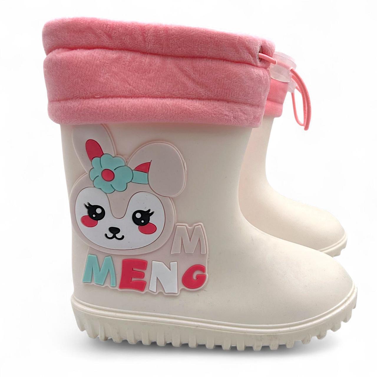 Дитячі гумові чоботи для дівчинки Apawwa 23-28р, фото 1