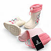 Дитячі гумові чоботи для дівчинки Apawwa 23-28р, фото 2