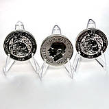 Срібна монета 5 фунтів Queen’s Panther 2025 року — 2 унції, Велика Британія, срібло 999 проби, фото 3