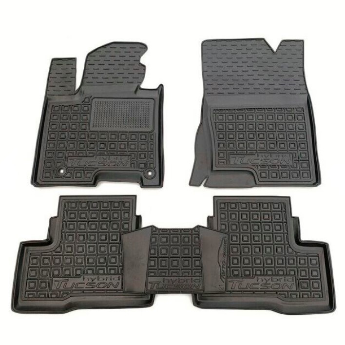 Кілімки салону Hyundai Tucson 2021- (гідрид) "Avto-Gum" 11854, фото 1