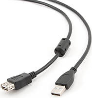 Кабель-удлинитель Cablexpert USB 2.0 AM/AF 3м ferrit (CCF-USB2-AMAF-10)