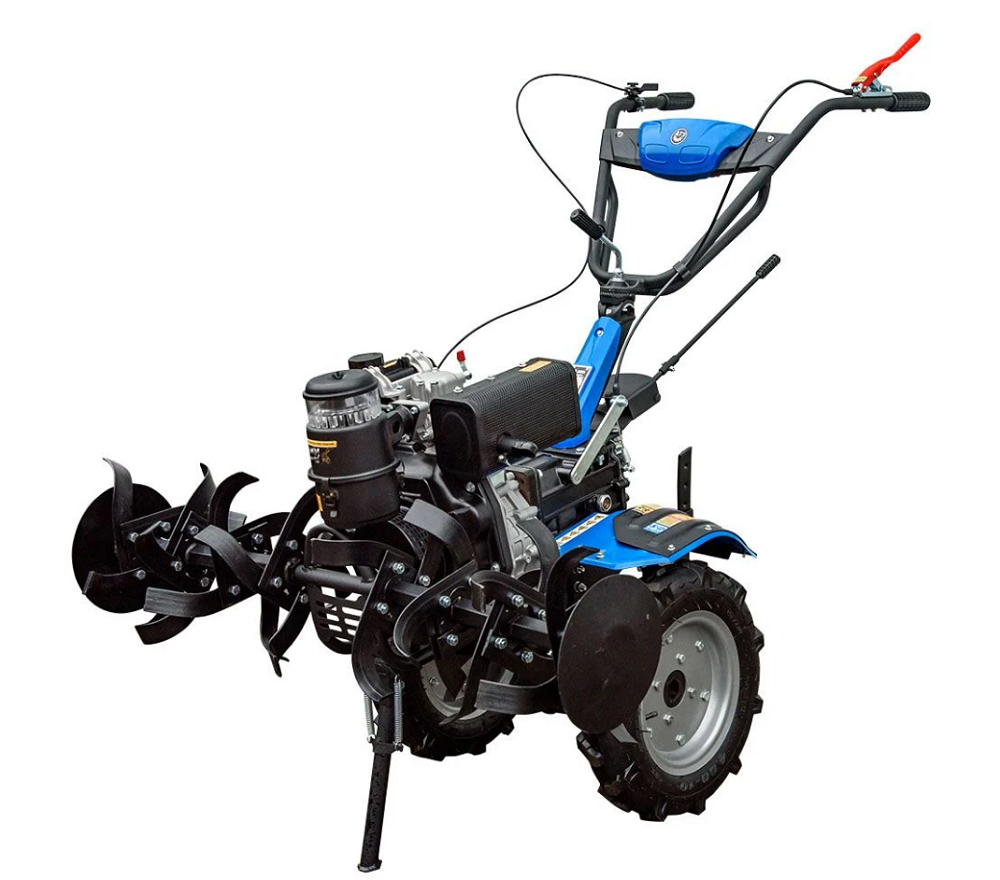 Мотоблок ДТЗ 560ДН-К (колеса 4.00-10) + фреза (заводське паковання), фото 1