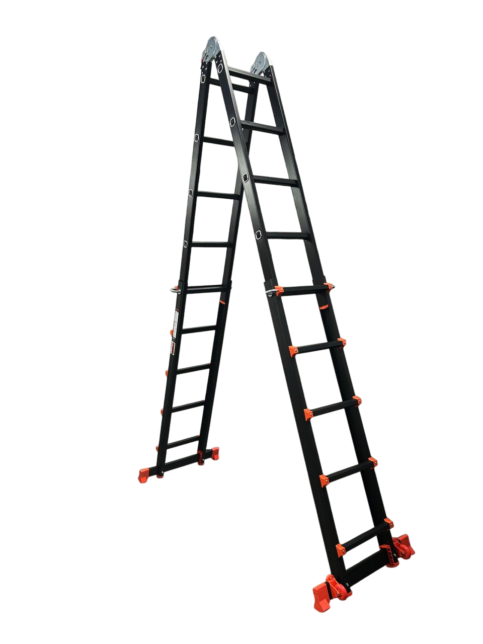 GTM Драбина-телескоп розкладна анодований алюміній 1.4-5.15м