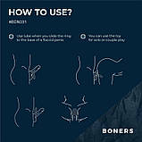 Ерекційне кільце, вібруюче кільце Boners з 10 режимами вібрації силіконове, фото 2