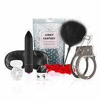 Набір секс іграшок, інтимний комплект Surprise Gift Box Kinky Fantasy 7 предметів для пар