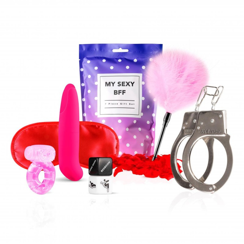 Набір секс іграшок, інтимний набір surprise gift box YMy Sexy BFF 7 предметів для пар, фото 1