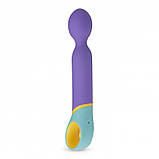 Вібромасажер для жінок, вібростимулятор Base Wand Vibrator 11 режимів вібрації, силікон 24 см, фото 2