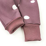 Комбінезон на блискавці для немовлят з начосом з капюшоном та шапочкою Pea, фото 6