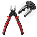 Плоскогубці багатофункціональні 5 в 1, змінні насадки, кейс, STORM INTERTOOL NT-0115, фото 6