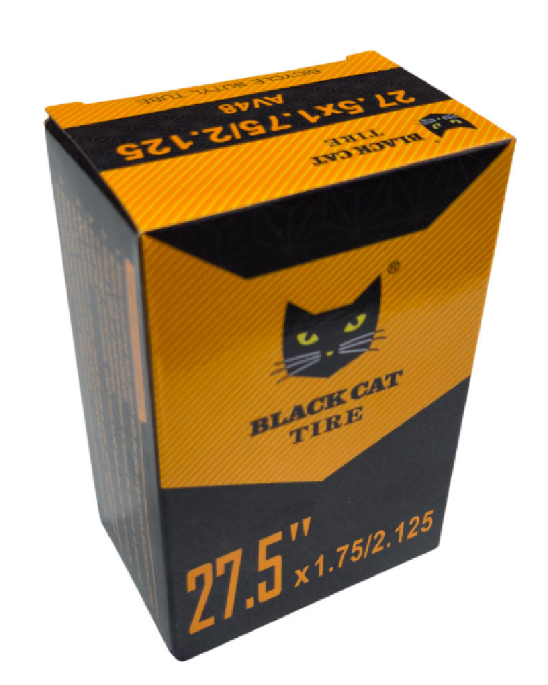 Камера велосипедна BLACK CAT 27.5 x 1.75 / 2.125 AV (48 мм), фото 1