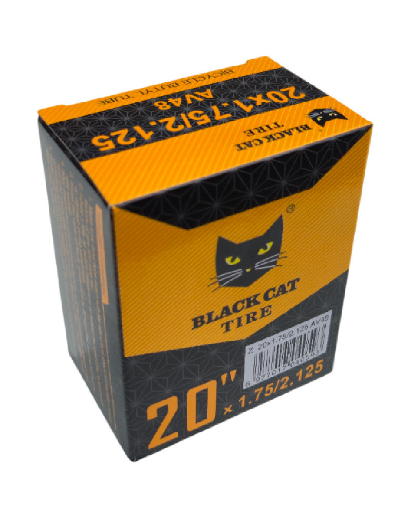 Камера велосипедна BLACK CAT 20 x 1.75 / 2.125 AV (48 мм), фото 1