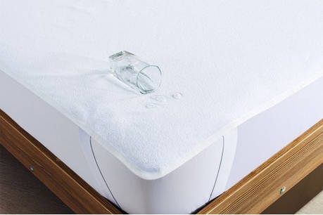 Непромокаючий наматрацник 80х190 на гумках, 100% бавовна, фото 1