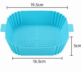 Силіконова форма в аерогриль 19,5*16,5*5 см