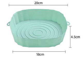 Силіконова форма в аерогриль 20*18*4,5 см (СУПЕР ТОНКА)