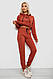 Спортивний костюм жіночий двонитка, колір теракотовий, 214R1419-003, фото 3