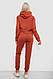 Спортивний костюм жіночий двонитка, колір теракотовий, 214R1419-001, фото 4