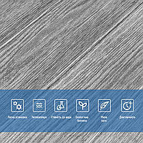 Самоклеюча декоративна 3D панель дерево біле 700х700х6мм (383) SW-00000652, фото 4