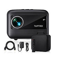 Проектор Toptro TR25 Ultra HD LED 9500 Лм з Wi-Fi та Bluetooth/ Домашній проектор/ Стаціонарний проектор