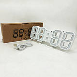 Оригінальний настільний годинник, Цифровий годинник настільний Стильний JB-75, фото 5