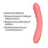 Смарт-вібратор з пульсацією Svakom Ava Neo Peach Pink, 15 режимів роботи, водонепроникний - SX1112, фото 4