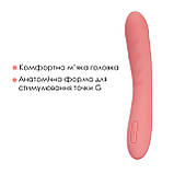 Смарт-вібратор з пульсацією Svakom Ava Neo Peach Pink, 15 режимів роботи, водонепроникний - SX1112, фото 6
