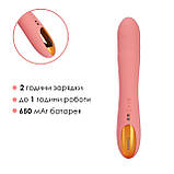 Смарт-вібратор з пульсацією Svakom Ava Neo Peach Pink, 15 режимів роботи, водонепроникний - SX1112, фото 7