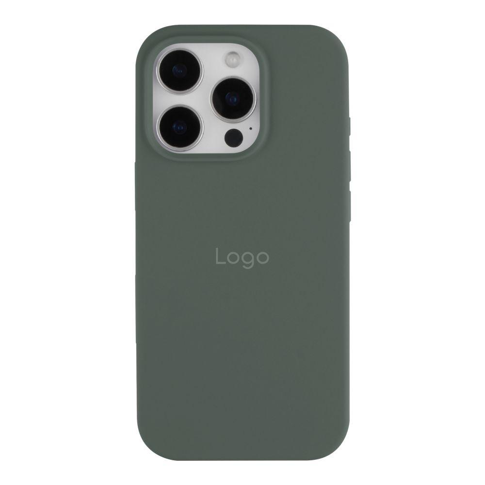 Чохол Silicone Case Full Size (AA) для iPhone 16 Pro Max Колір 55.Pine Green, фото 1