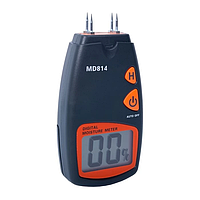 Цифровий вимірювач вологості деревини MD-814 подвійні щупи, крона та чохол