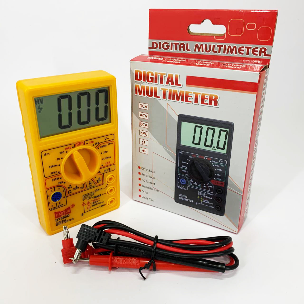Тестер професійний HAOYUE, Універсальний електронний мультиметр, Мультиметр для змінної напруги RZ-30, фото 1