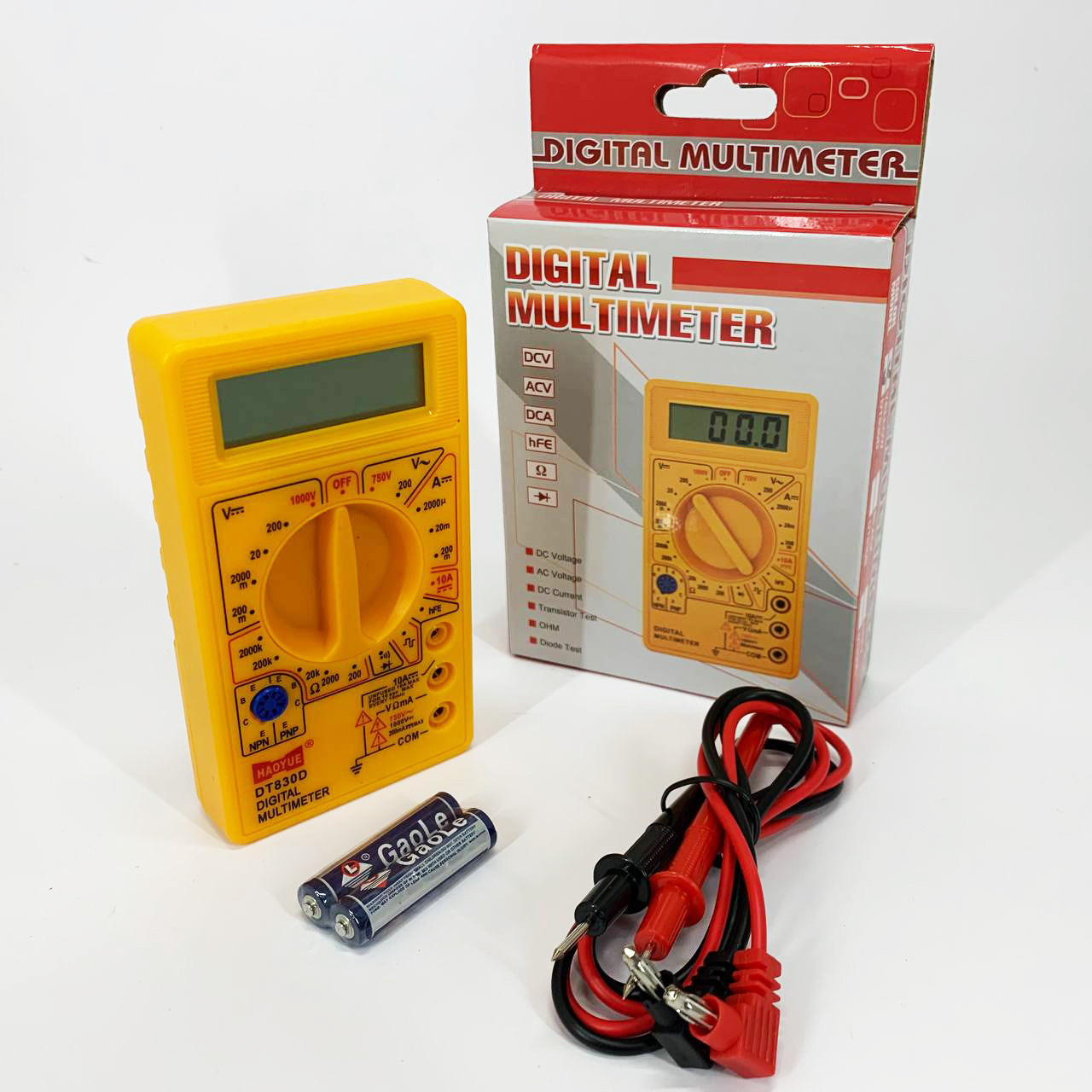 Цифровий автоматичний тестер напруги, Мультиметр із функцією вимірювання, Мультиметр індикатор напруги ZF-98, фото 1