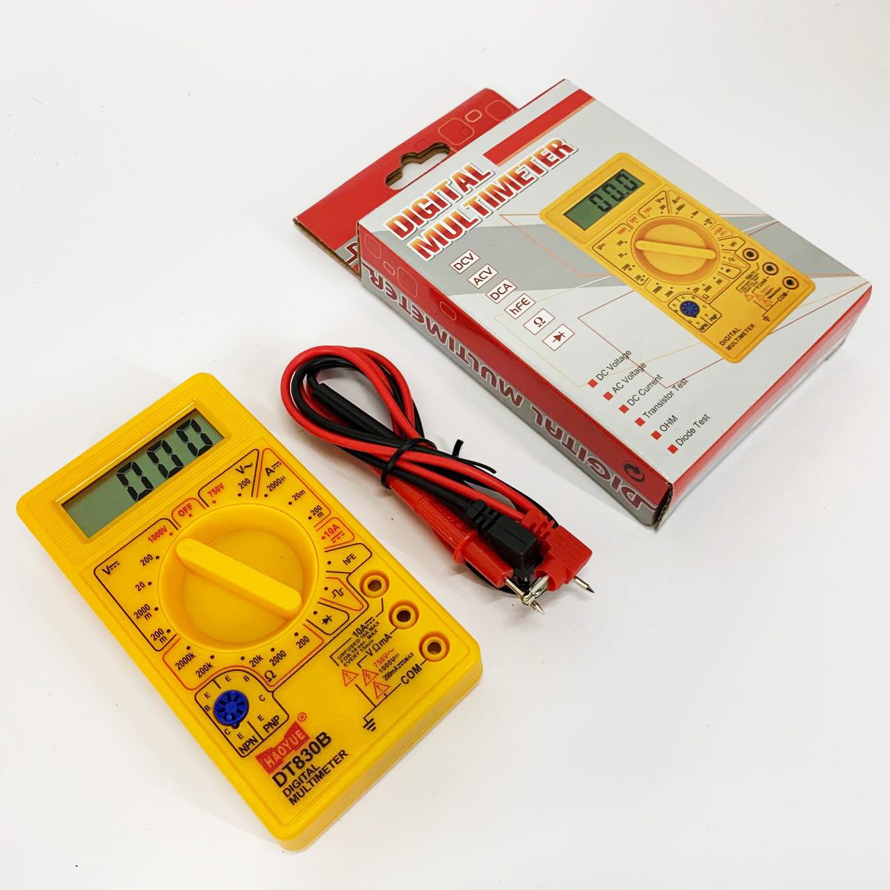 Професійний тестер мультиметр цифровий HAOYUE, Електричний тестер напруги Електронний напруги GM-52, фото 1