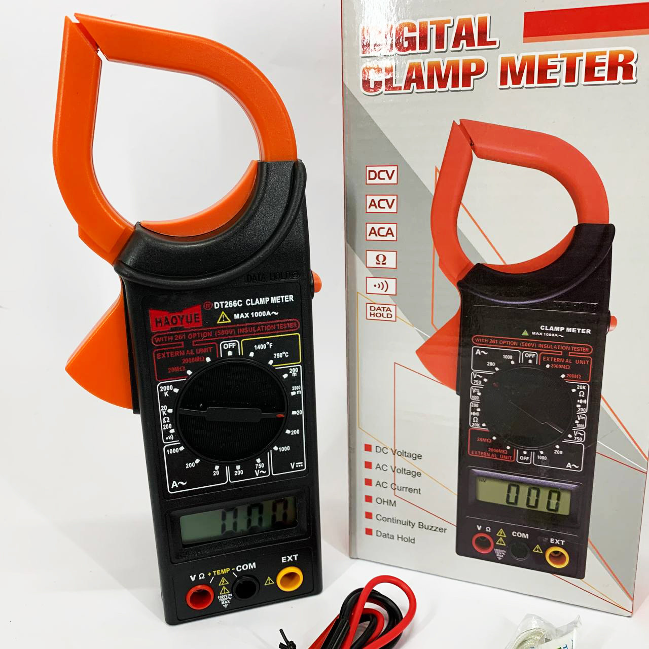 Вольтметр для побутової техніки HAOYUE, Універсальний електронний мультиметр, Тестер електропроводки ZQ-69, фото 1