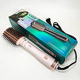 Жіночий потужний фен для укладання волосся, Фен для волосся з насадками універсальний HD-17, фото 8