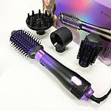 Професійний фен з іонізацією і термозахистом, Фен для красивої укладки волосся з режимом іонізації MX-39, фото 6