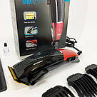 Електромашинка для волосся Gemei, Професійний бездротовий тример, Тример для стрижки волосся потужний EW-62, фото 3