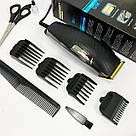 Профі машинка для стрижки волосся Gemei, Машинка для стрижки з безліччю насадок Підстригальна DR-84, фото 5