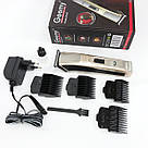 Професійна окантовочна машинка для стрижки волосся, Чоловічий набір для стрижки волосся бездротовий IA-86, фото 2