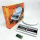 Зручні ваги для приготування їжі Domotec, Ваги з екраном для кухні Кухонні продуктів домашні IU-92, фото 7