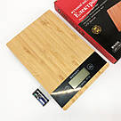 Ваги для кухні на батарейках з екраном, Кухонні електронні ваги для зважування продуктів TH-54, фото 6