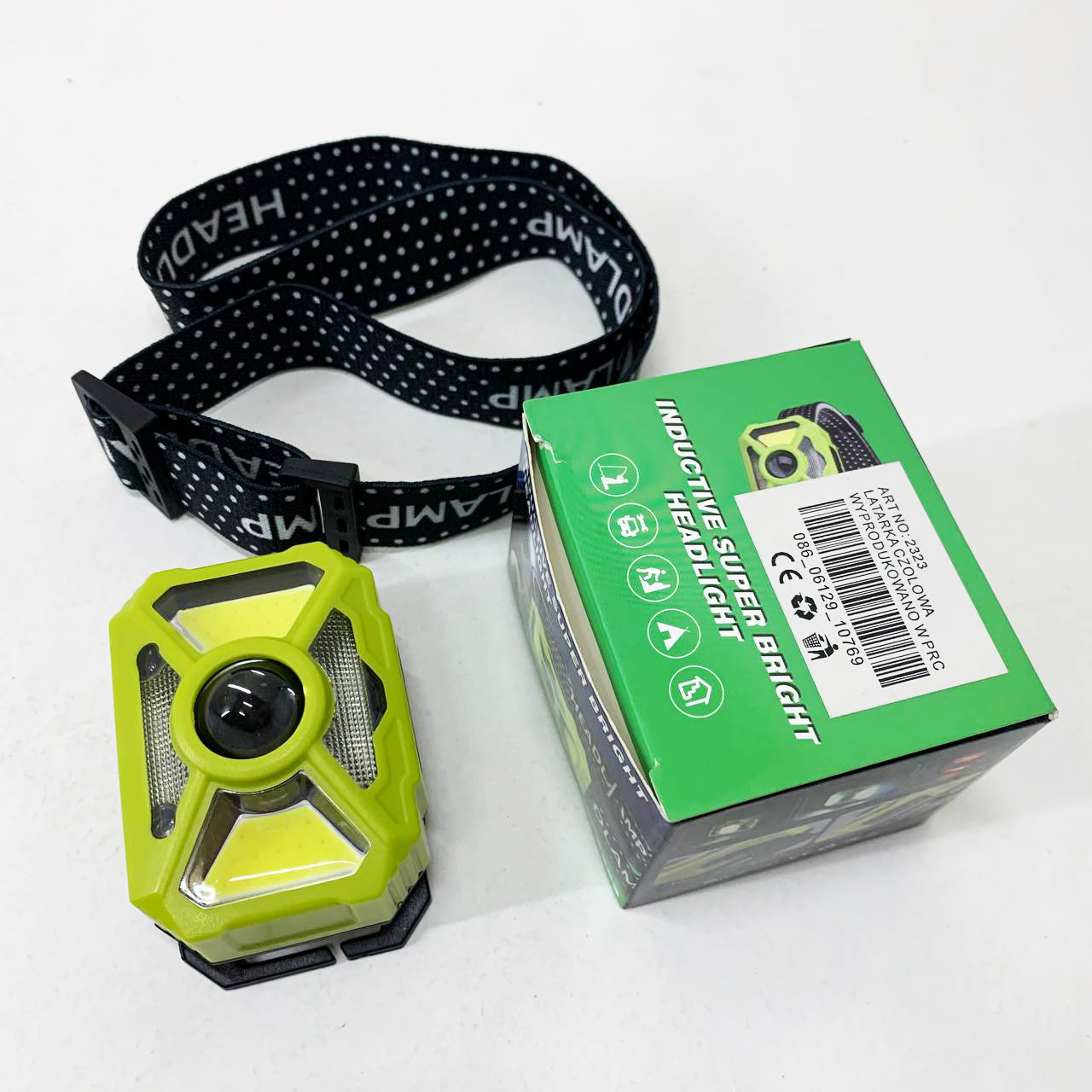 Потужний акумуляторний ліхтарик на голову 2323-P50+SMD+COB, Водонепроникний ліхтарик ZL-54, фото 1