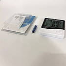 Міні-цифровий гігрометр HTC-1, Термогігрометр будильник метеостанція, Бездротовий прилад EQ-96, фото 9