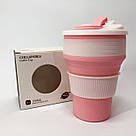 Термо чашка для подорожей, Чашка кухоль складний, Складаний стакан туристичний кишеньковий PV-95, фото 10