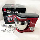 Кухонний комбайн новий Domotec MS-1368 1500 Вт, Хороший побутовий тістомісильник, Міцний міксер XY-24, фото 5