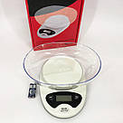 Кухонні ваги з чашею з тарою, Електронні ваги для приготування їжі чашею для кухні GW-91, фото 2
