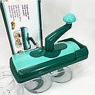 Тертка для овочів з піддоном, Ручной измельчитель овощерезка, Овочерізка для дачі ZN-77, фото 10