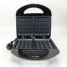 Вафлі домашні у вафельниці електричній Domotec MS-7705, Функціональна вафельниця, Електрична вафельниця YD-52, фото 4